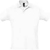 Sols Heren Zomer II Pique Poloshirt met korte mouwen (Wit)