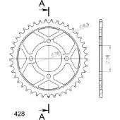 Supersprox Tandwiel RFE-810:41-BLK