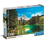 Clementoni - Puzzel - 1500 Stukjes - Blue Lake - Puzzel Voor Volwassenen