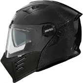 Simpson Darksome Carbon, opklapbare helm ,Mat-Zwart ,XL