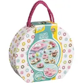 Totum Donut Factory knutsel koffertje - donuts gips gieten en schilderen - creatief speelgoed meisjes en jongens vanaf 5 jaar knutselen cadeautip