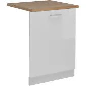 Vicco R-Line Vaatwasserfrontpaneel – 60 cm, WB Eik Wit Hoogglans