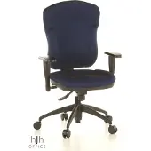 Topstar WELLPOINT 30 K2 - Professionele bureaustoel Blauw Stof