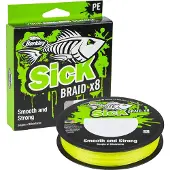 Berkley Sick Braid – Viskabel, 8-strengs gevlochten, super glad, 8-voudig multifilament