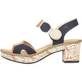 Rieker Sandalen met hakken 63876-90 dames 40