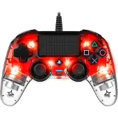 Nacon PS4 Official Wired Illuminated Controller Rood