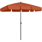 Syfax Strandparasol 200x125 cm terracottakleurig