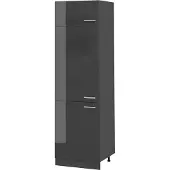Vicco R-Line Koelkast ombouwkast – 60 cm Antraciet Hoogglans