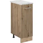 Vicco R-Line Apotheekkast – 30 cm WB Marmer Artisanaal eiken