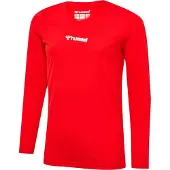 Hummel Functioneel shirt 'Essential' cranberry / wit