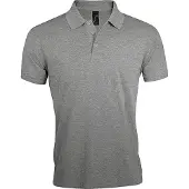 Sols Heren Prime Pique Poloshirt met korte mouwen (Grijze Mergel)