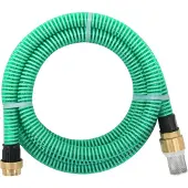 Syfax Zuigslang met messing koppelingen 1,1'' 20 m PVC groen