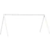Syfax Kinderbedhuisje 209x85,5x88 cm massief grenenhout wit