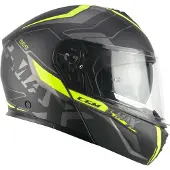 Cgm Modulaire helm 569G C-MAX CITY, zwart mat, met fluogele details, maat L