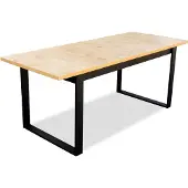 AEA Esstisch Tisch Esszimmer Wohnzimmer Braun Holz Design Luxus Modern