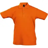 Sols Kinder Unisex Zomer II Pique Polo Shirt (Oranje)