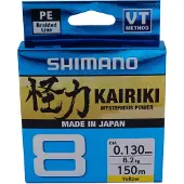 Shimano Kairiki 8 Yellow 0,16 mm 150 m 10,3 kg Braid