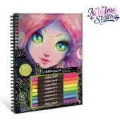 Nebulous Stars - Kleurboek - Kleur op zwart papier - Metalic gelpennen - Kleuren