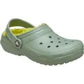 Crocs Classic Gevoerde Thermoplastische Kinderen Mos Clogs