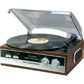 Soundmaster Pl186h (Handmatig), Platenspeler, Bruin