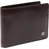 The Chesterfield Brand Leer portemonnee Umbria Wallet Brown donkerbruin