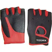 Toorx Fitness Fitnesshandschoenen - Leer - Rood - M