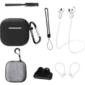 INF AirPods 4e generatie achtdelige set in zwart