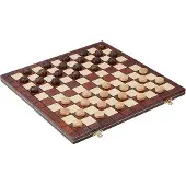 Sunrise Chess & Games Continental Checkers – Het bordspel voor 64 velden