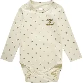 Hummel Rompertje/body 'Beesy' aubergine / lavendel