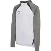 Hummel Sportief sweatshirt 'Lead 2.0' donkergrijs / zwart / wit