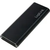 Logilink UA0314 (M.2 2230, M.2 2242, M.2 2260, M.2), Harddisk behuizing, Zwart