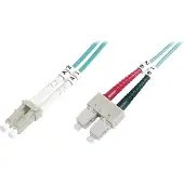 Digitus vezeloptische patchkabel, LC-Duplex - SC-Duplex, OM3, 10 meter
