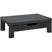 vidaXL Monitorstandaard 43x30,5x13 cm zwart