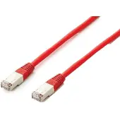 Equip 605620, patchkabel RJ45, S/FTP, Cat6A, 1,00 meter, rood. (SSTP)PIMF, HF