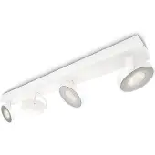 Philips Led plafondspot Clockwork 4-lichts 2700K wit