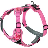 Hunter Hondentuig Divo Camouflage Roze Maat XS