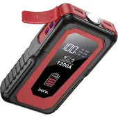 Hoco powerbank 10000 mAh met autostartfunctie, 2,4A, 18W, QS3, zwart