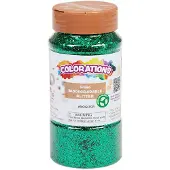 Colorations - biologische afbreekbare glitter - groen, 113 gram