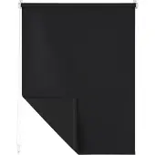 Blumtal Verduisteringsrolgordijn - Zonder Boren - Klemgordijn - 85 x 155 cm, zwart