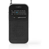 Nedis FM-Radio | Draagbaar Model | AM / FM | Analoog | 1.5 W | 1 stuks - RDFM1110SI