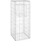 vidaXL Schanskorf paal 40x40x100 cm ijzer