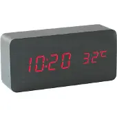 INF Digitale LED-wekker Red