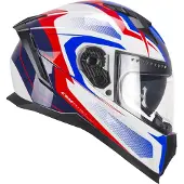 Cgm Volledige helm 311G BLAST SPORT, wit, blauw, rood, maat XS