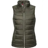 Russell athletic Russell Vrouwen/dames Nano Gewatteerde Bodywarmer (Donkere Olijf)