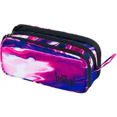Baagl Student Etui Plum 3-ritsen
