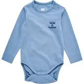 Hummel Rompertje/body 'Mino' lavendel / wit