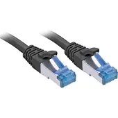 Lindy 7,50 meter Cat.6A S/FTP PIMF kabel, zwart