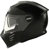 Simpson Darksome Solid, opklapbare helm ,zwart ,S