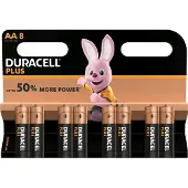 Duracell Plus Power AA Alkaline Batterijen 8 Stuks