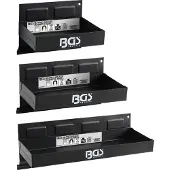Bgs Magnetische opbergset, 3-delig, afmetingen: 150-210-310 mm